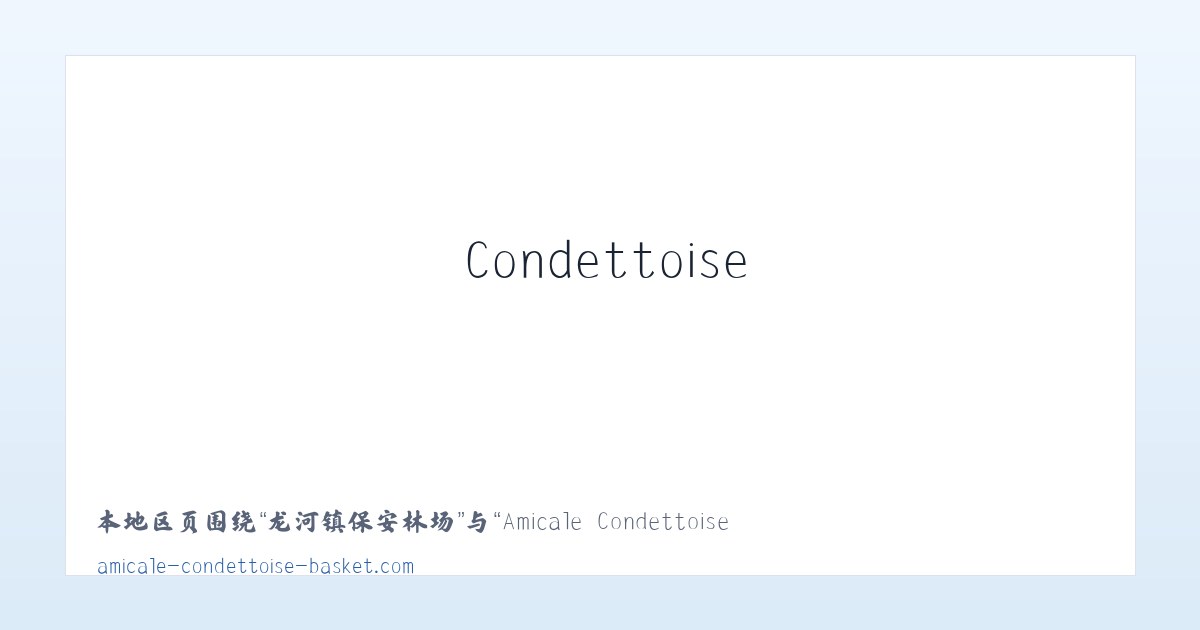 长岭经济开发区 - Amicale Condettoise Basket | 主图